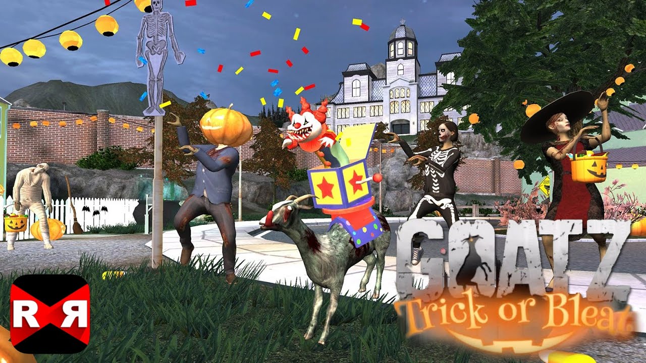 Goat Simulator GoatZ: Trick Or Bleat - New Halloween Update - iOS / Android Gameplay