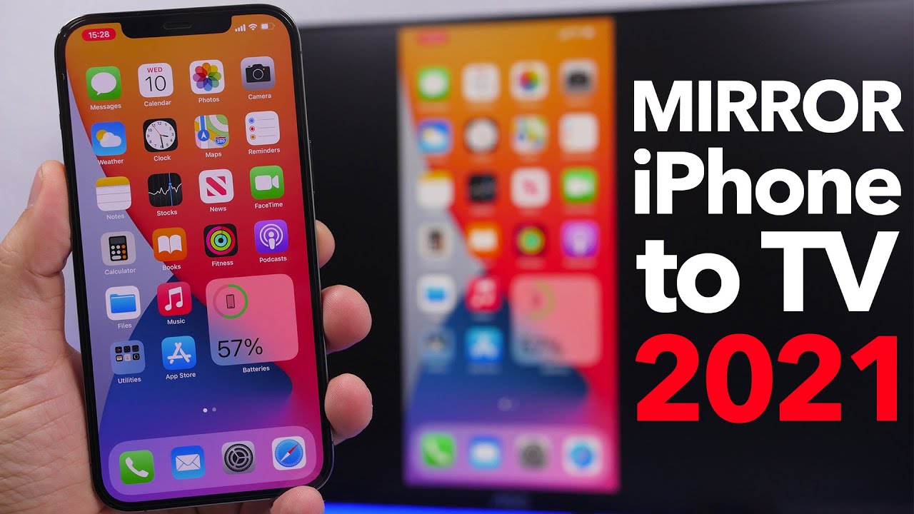 How to Mirror iPhone Screen to Any TV - 2021