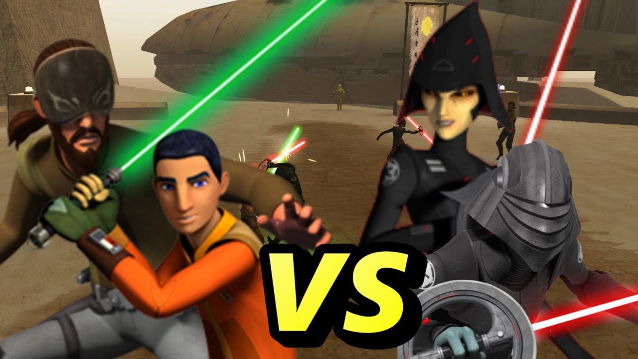 Ezra and Kanan vs 7th Sister and 8th Brother
