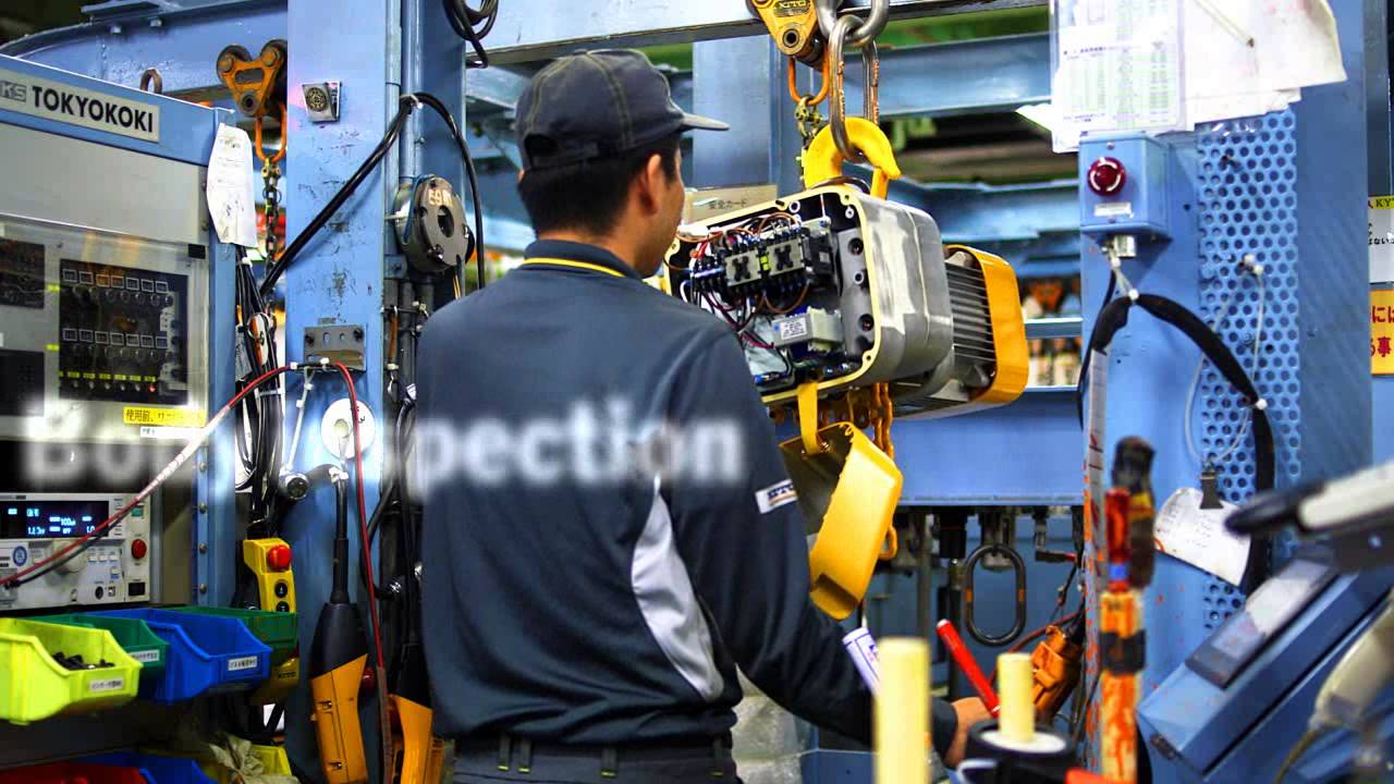 KITO - Our monozukuri over 80 years (Part 2: Electric chain hoists & manual hoists)