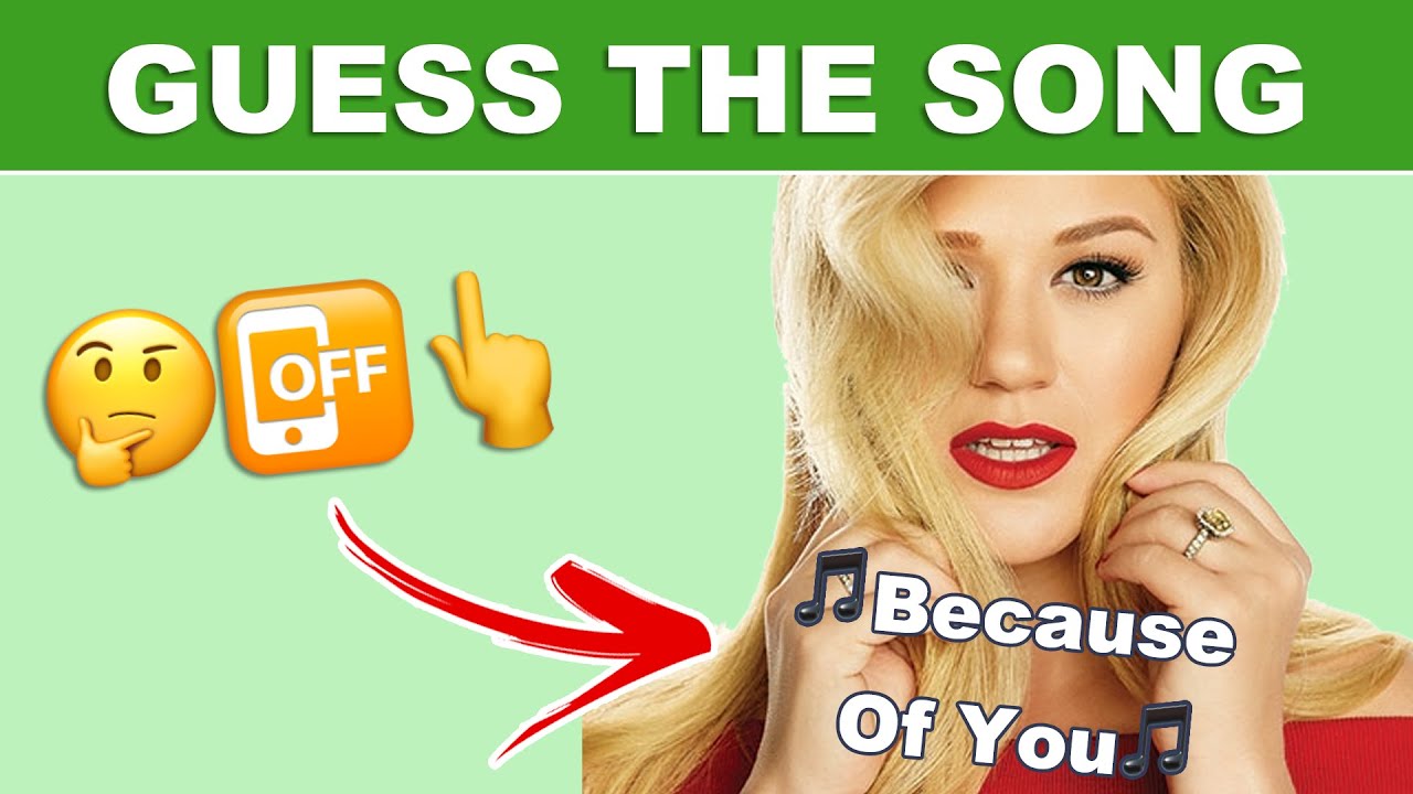 Guess The Song by EMOJI || Kelly Clarkson VERSION