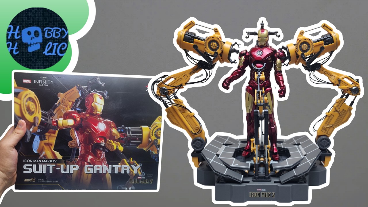 Review Zdtoys Iron Man Mark 4 & Gantry Sửa Chửa.