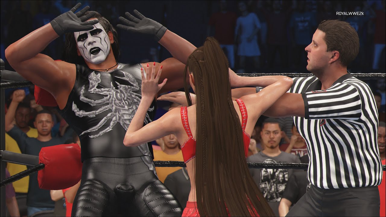 Ariana Grande vs Sting - WWE 2K25 - Full Match