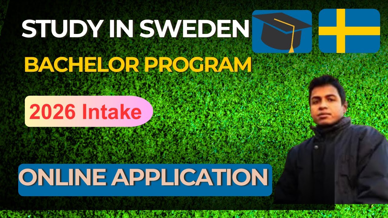 How to Apply for Bachelor in Sweden | September intake 2026 | for Beginners