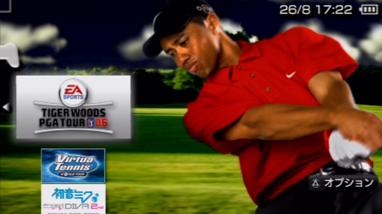 [0155][EUR][ULES-00154]Tiger Woods PGA Tour 06 game startup demo play HD HQ