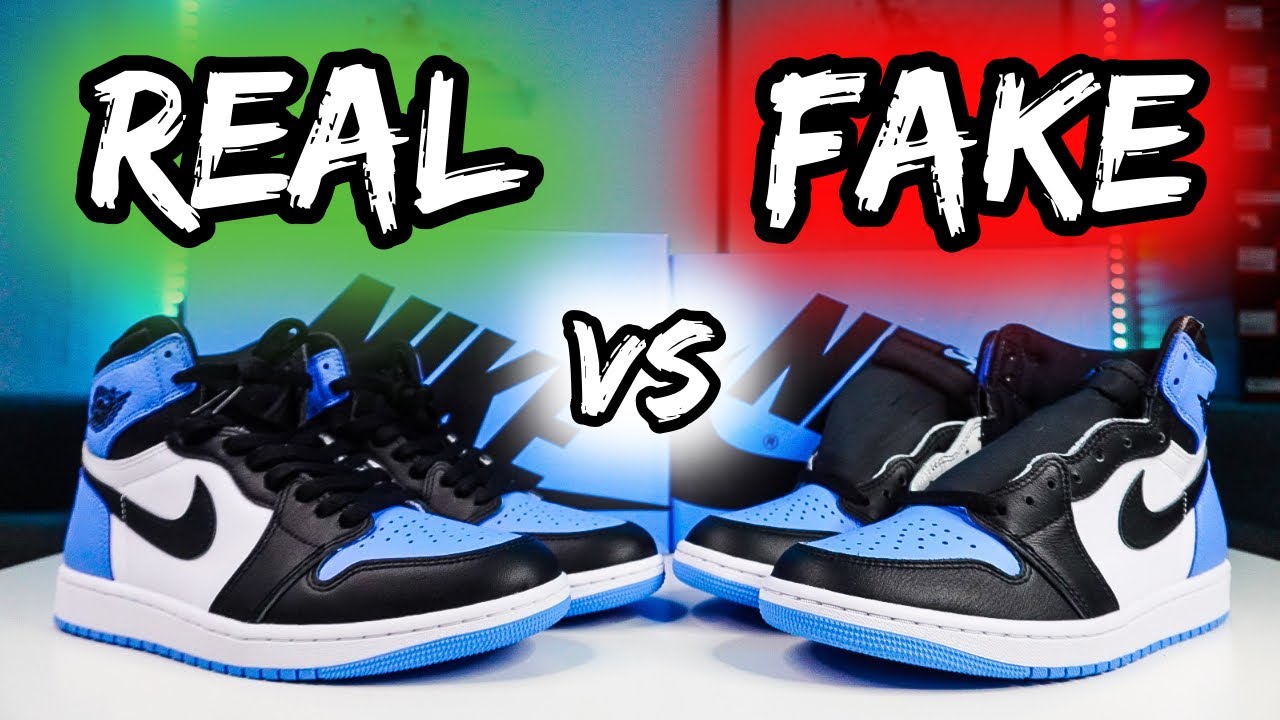 ⚠️REAL vs FAKE (REPLICA,UA) JORDAN 1 UNC TOE 2023⚠️ APRENDE A DISTINGUIRLAS!