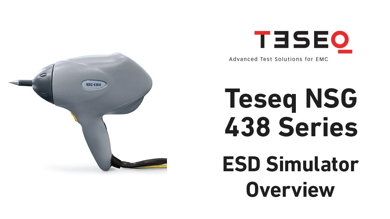 Teseq NSG 438 -  30 kV Battery Powered ESD Simulator Overview