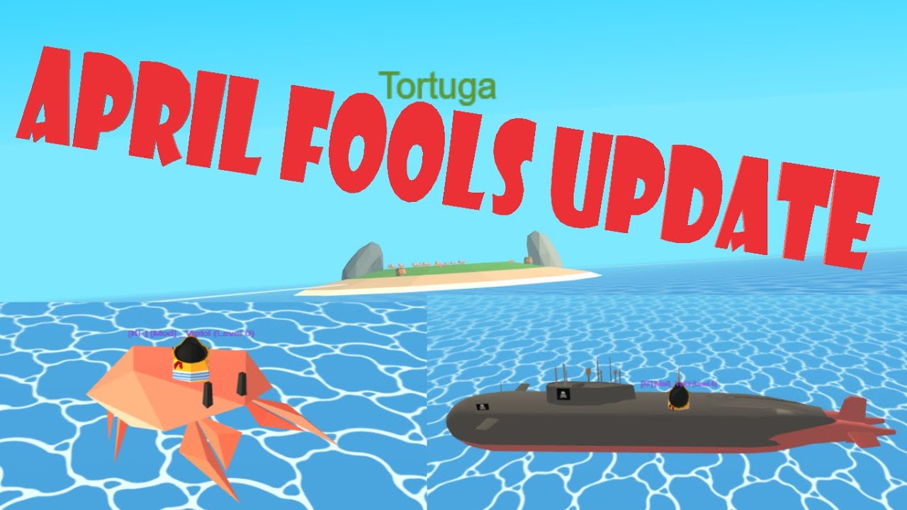 Krew.io April Fools Update - Crab Ships, Secret Islands, Slow Traders and More!!!
