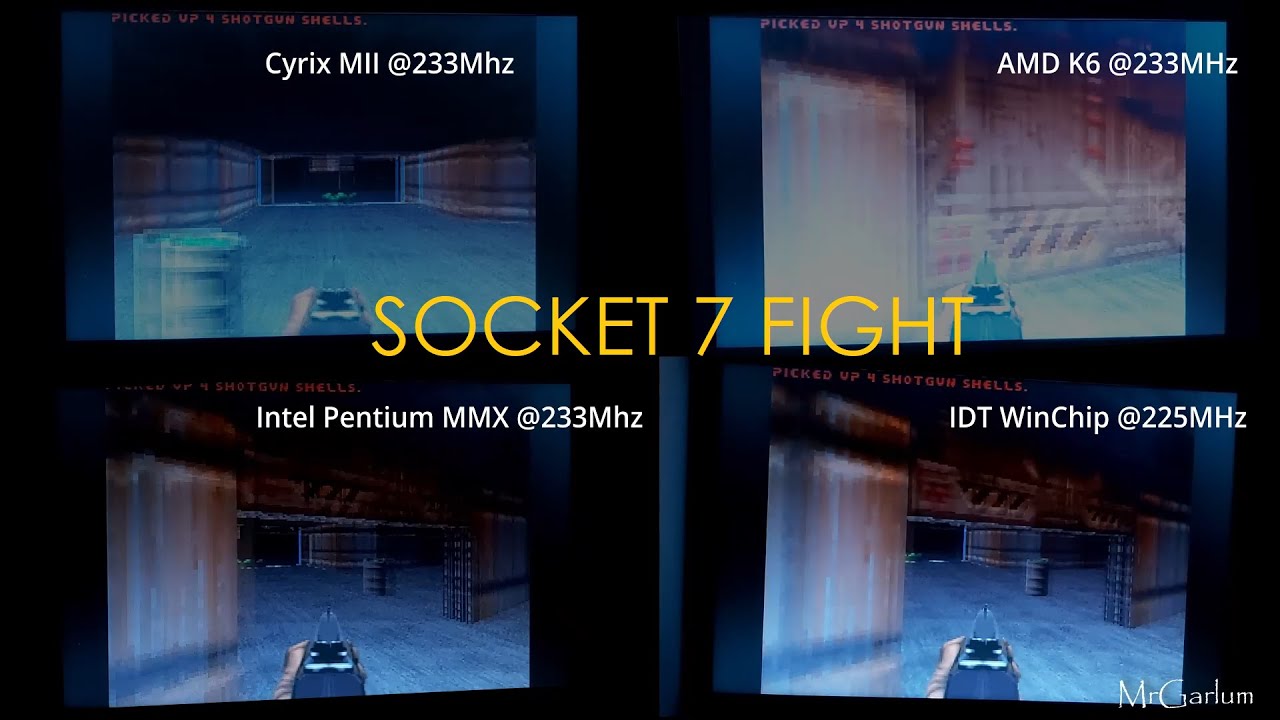 Socket 7 233MHz Comparison - Cyrix vs AMD vs Intel vs IDT - x86 CPUs