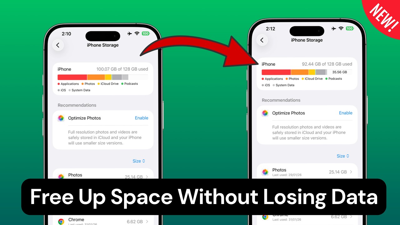Вот как освободить место в памяти вашего iPhone, ничего не удаляя.