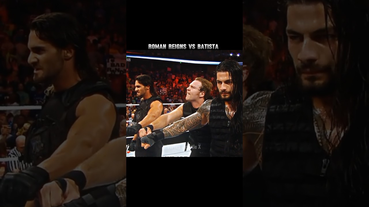 Roman Reigns vs Batista 🔥🥶| The Sheld Destroy Evolution 😱☠️| Raw 2014 🥵 Edit