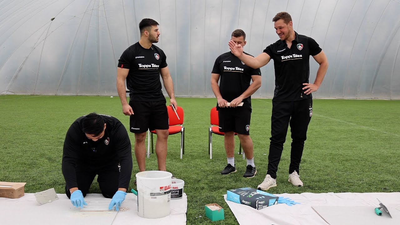 Tigers test their sustainability knowledge with Topps Tiles