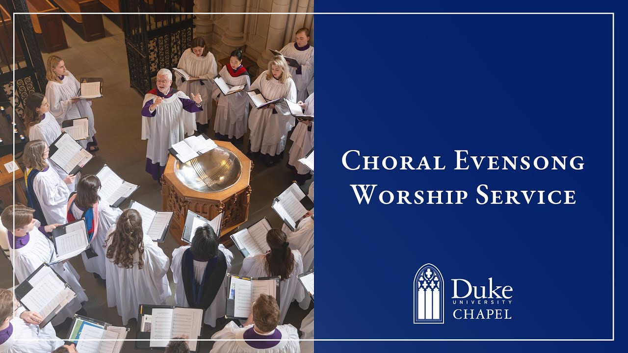 Choral Evensong Worship Service - 1/11/26