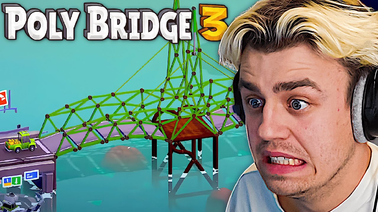 Papaplatte spielt Poly Bridge 3 mit Faister und nooreax