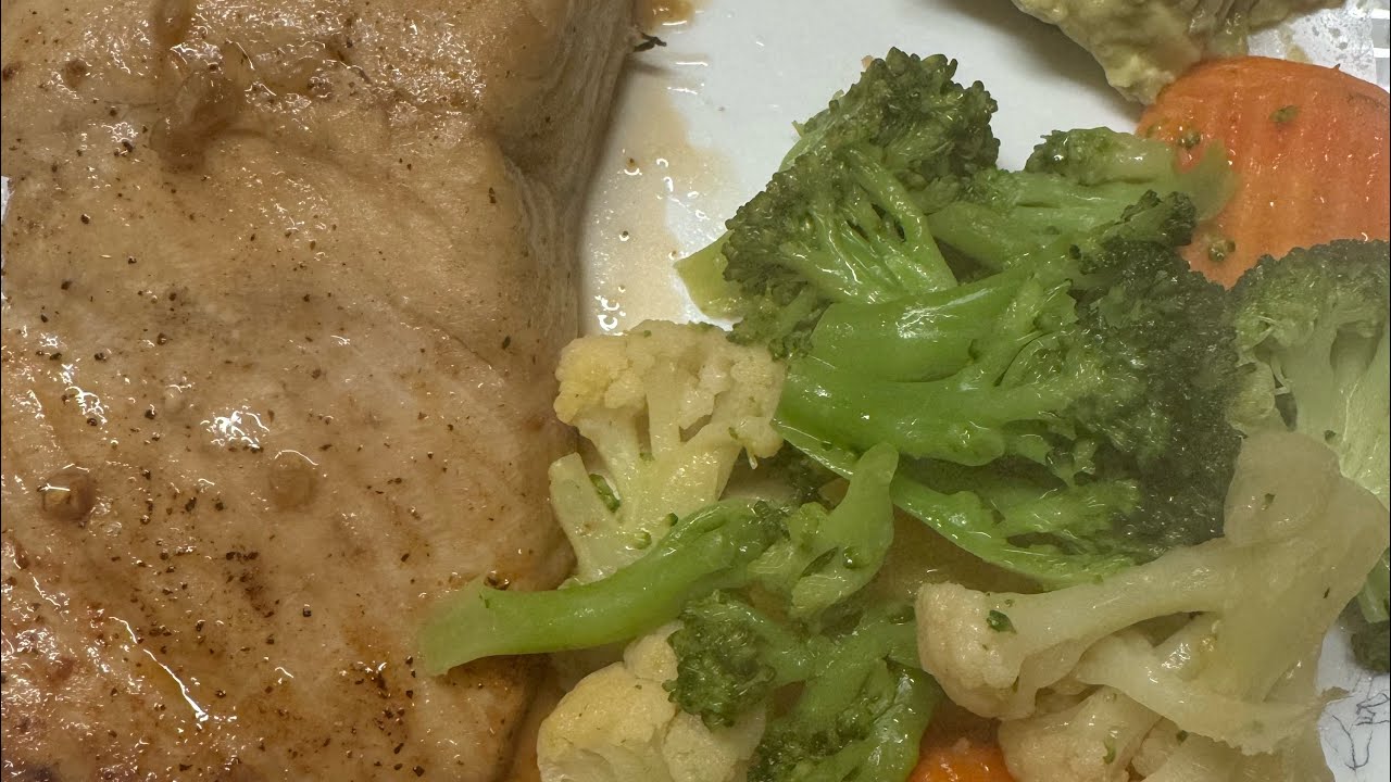 Honey Bourbon Glazed Salmon