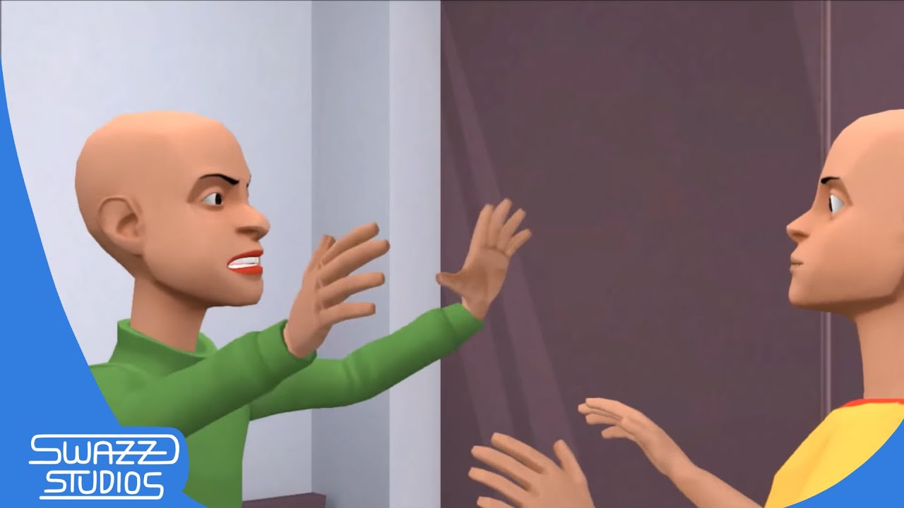 Caillou Plays Baldi's Basics and Gets Grounded