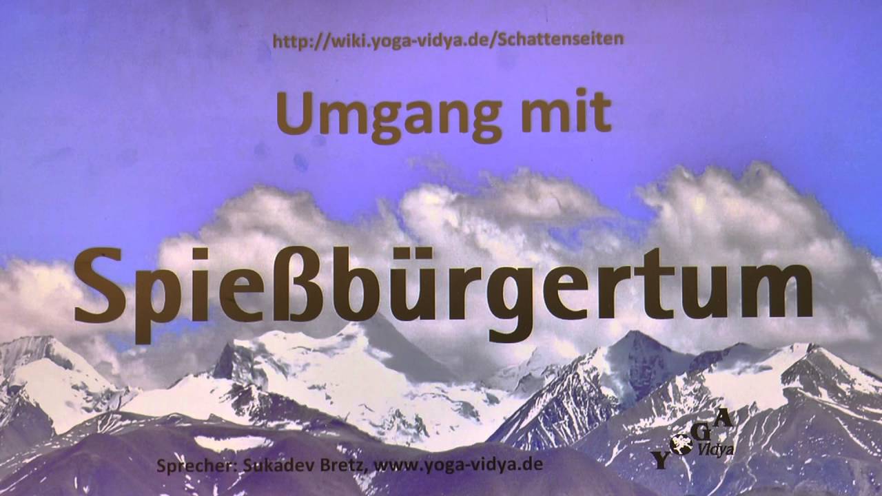 Spie&szlig;b&uuml;rgertum
