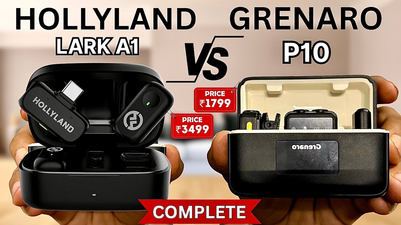 ⚡ GRENARO P10 VS HOLLYLAND LARK A1 – WHICH WIRELESS MIC IS BETTER FOR YOU 2025