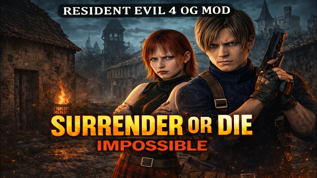 ESSE MOD DE RE4 OG NÃO PERDOA | Surrender or Die (AO VIVO)