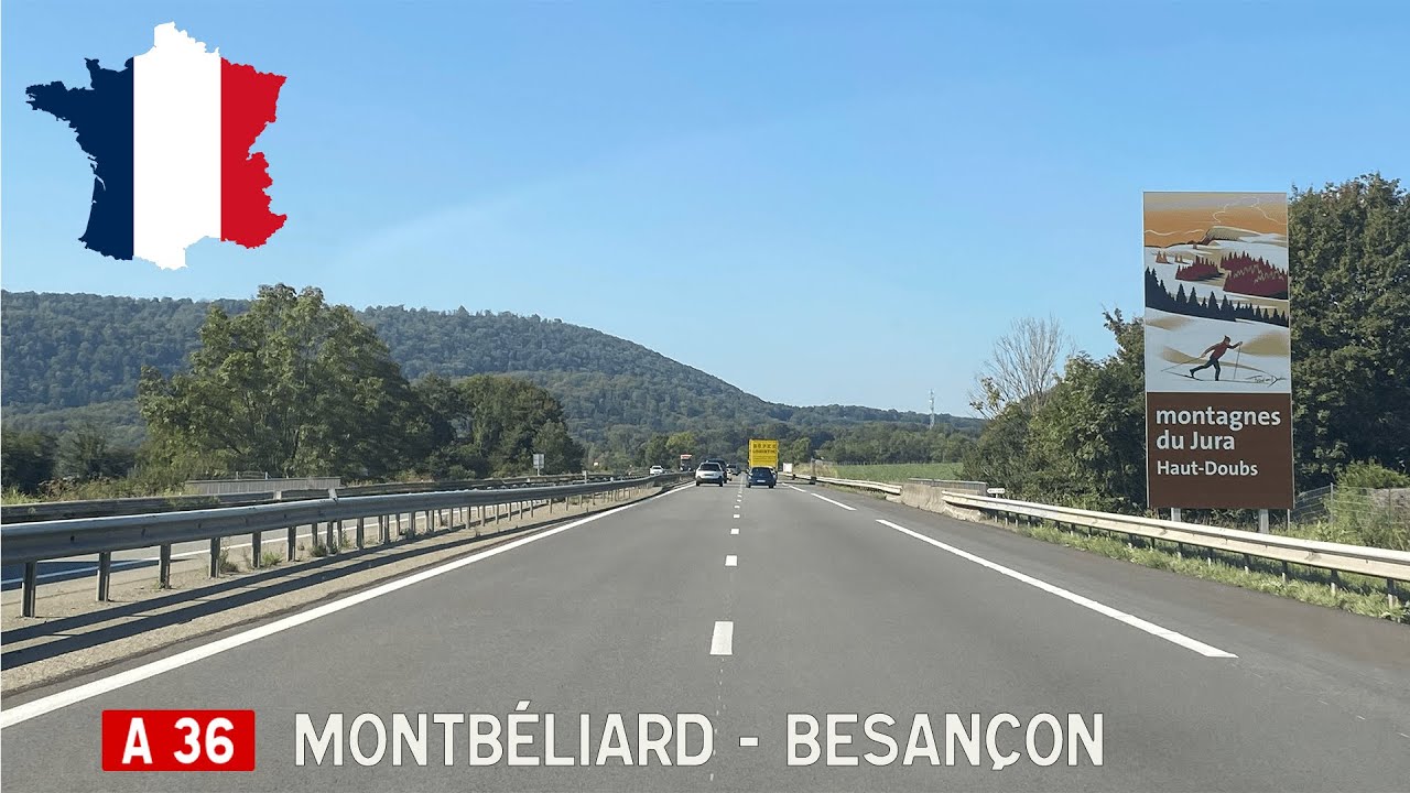 France (F): A36 Montbéliard - Besançon