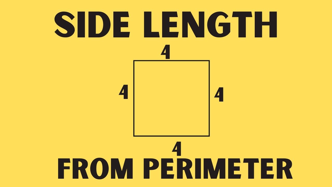 Side Length of a Square from Perimeter