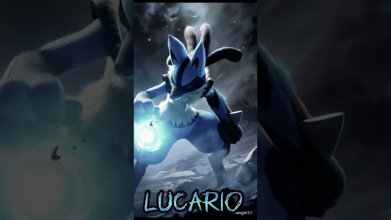 AI Evolution: Riolu to Lucario to Mega Lucario | Epic Pok&eacute;mon Evolution