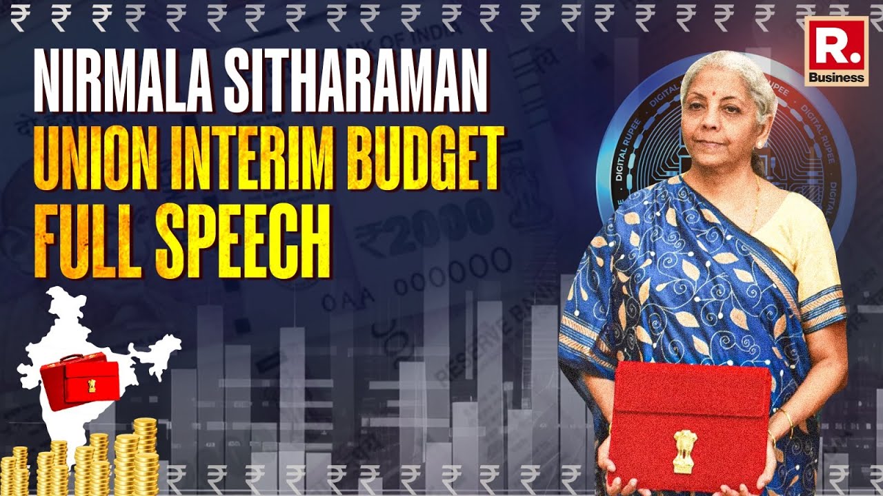 Budget 2024: Nirmala Sitharaman Union Interim Budget | FULL SPEECH LIVE |  Republic TV