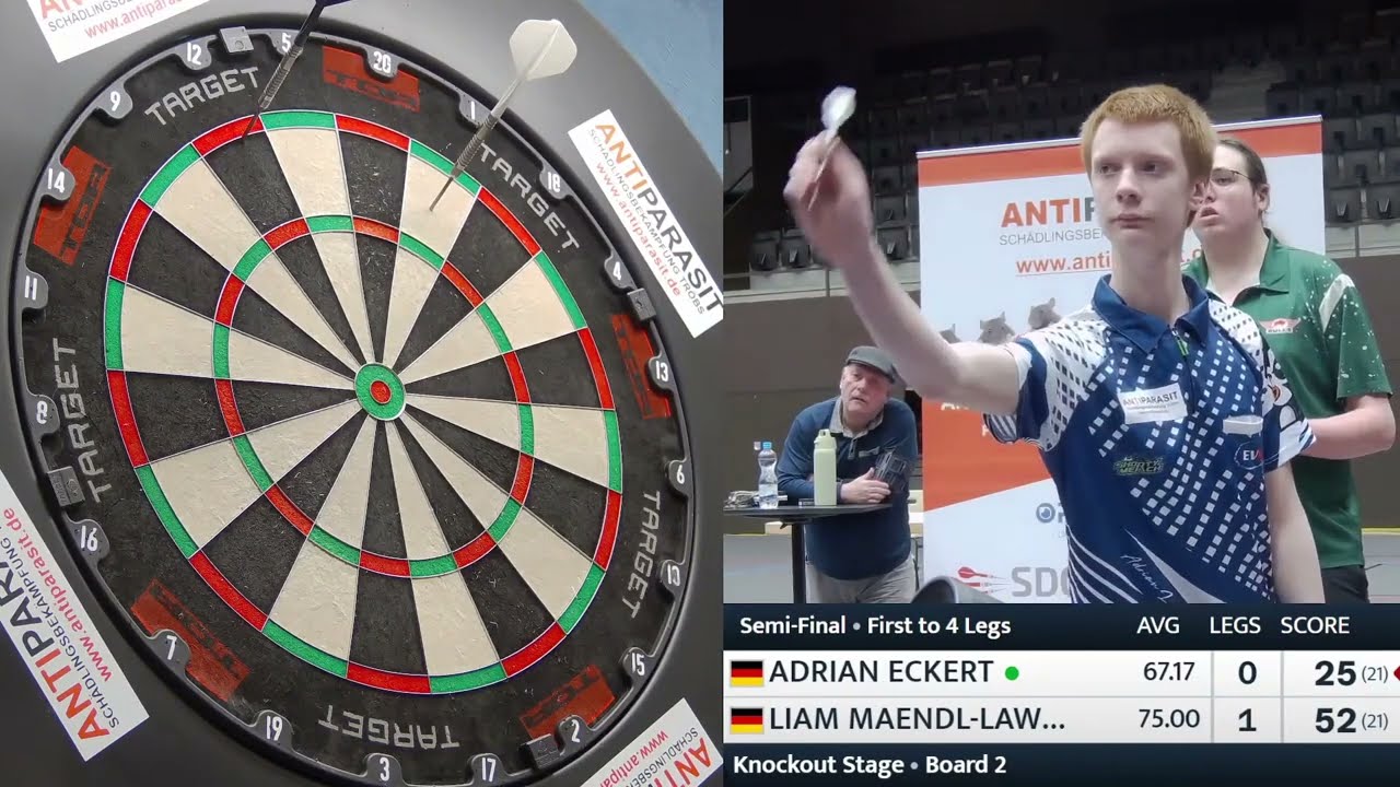Adrian Eckert vs Liam Maendl-Lawrance Highlights / SDC Rookies Series 2 Semi-Final 2025/26