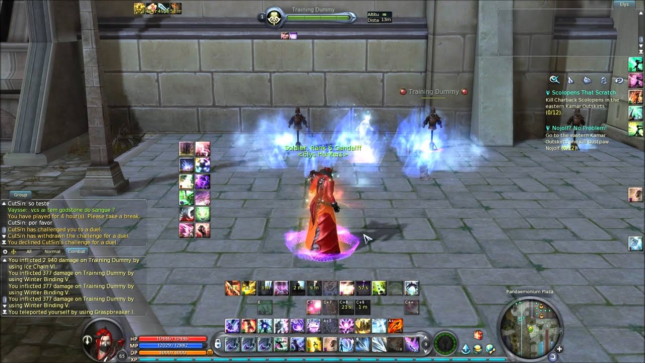 Aion  4.3 : Sorcerer todas as skills / All skills