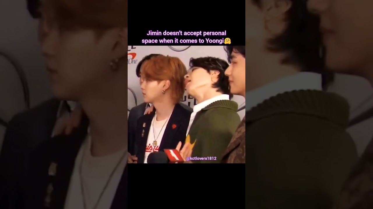 Jimin doesn’t accept personal space when it comes to Yoongi