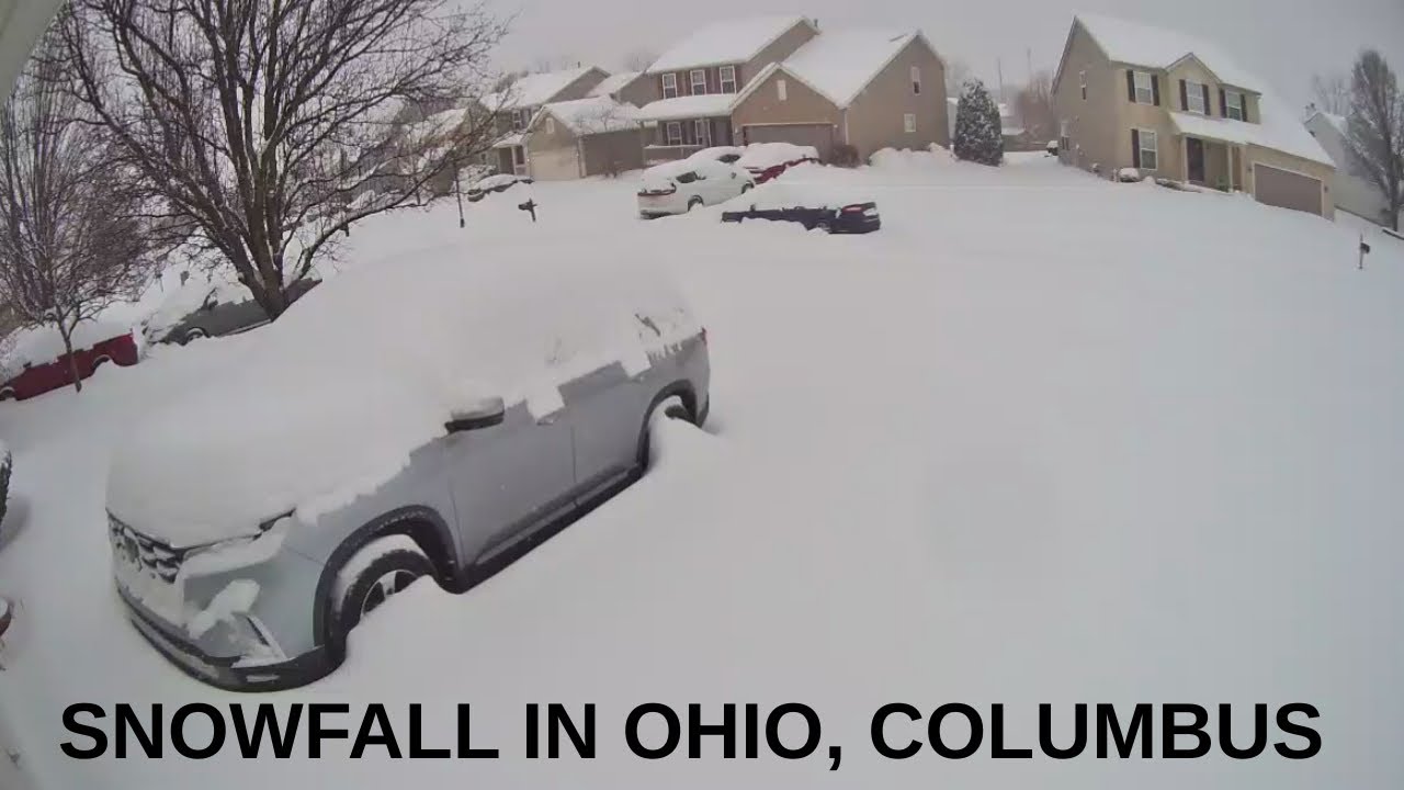 Too much snowfalls in Columbus Ohio 01-25-26. Stay safe and stay warm 