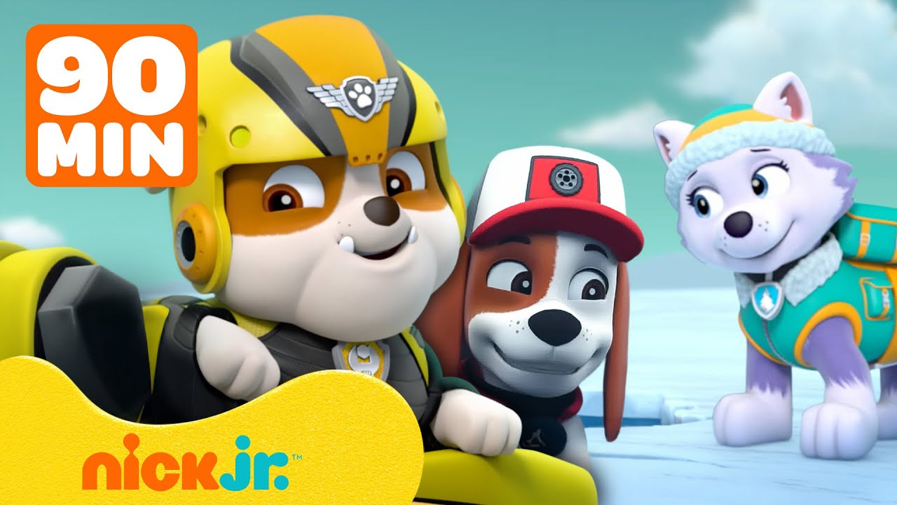 Psi Patrol | Śnieżne górskie akcje ratunkowe Rubble’a! z PAW Patrol Everest i Al | Nick Jr. Polska