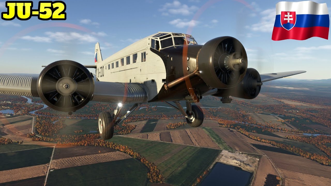 Junkers Ju-52 ✈ Malacky-Kuchyňa – Vajnory │ LZMC/01 – LZVB/23