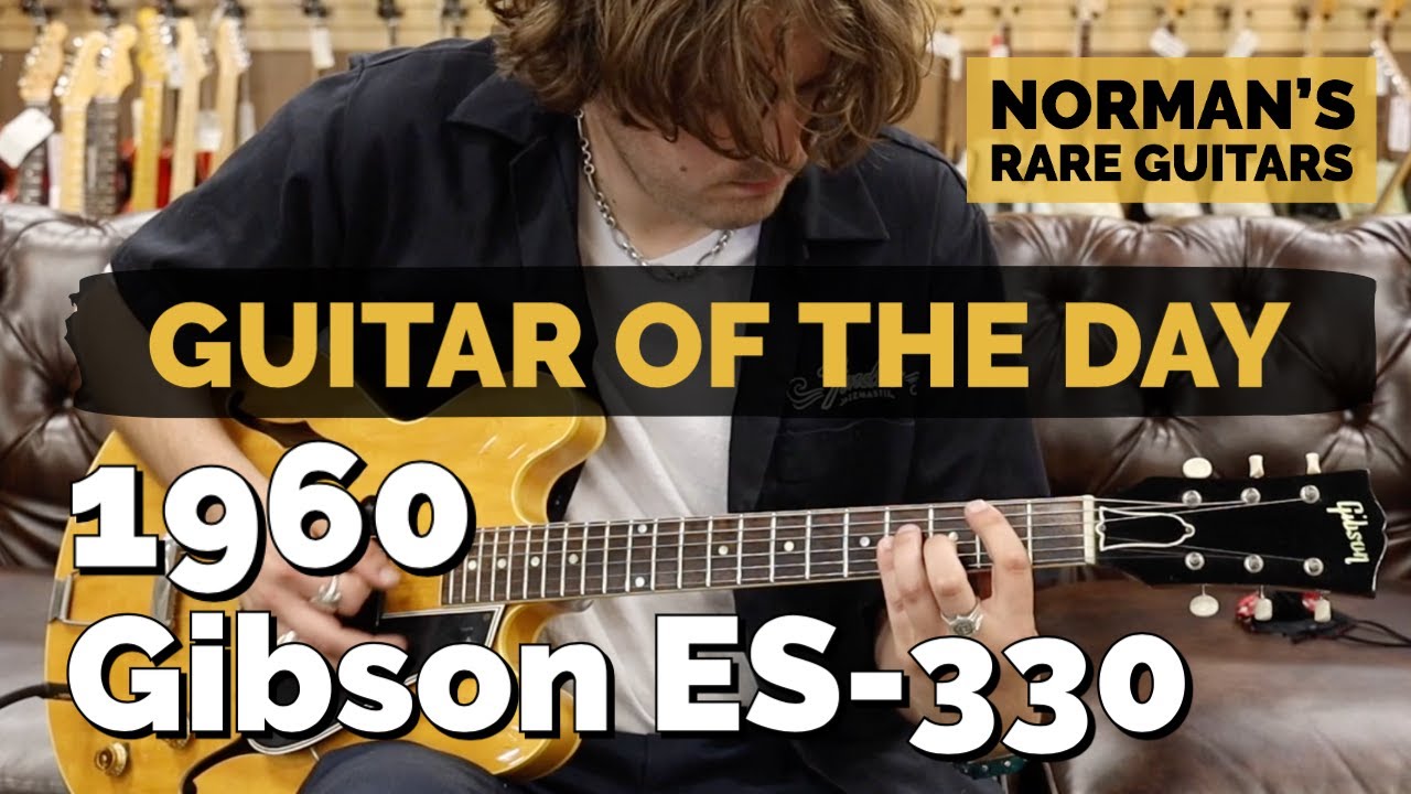 Guitar of the Day: 1960 Gibson ES-330 Blonde Single P90 | Norman's Rare Guitars