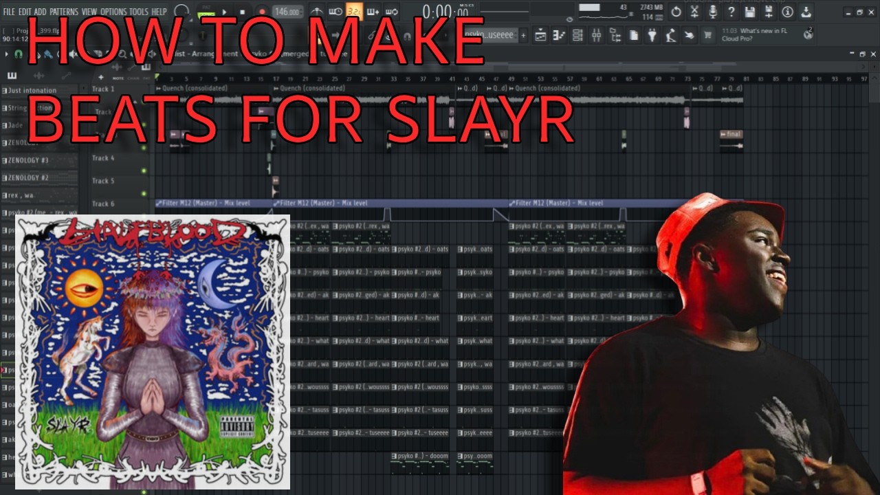 How WA / JACKWYA makes CRAZY Beats For SLAYR | FL STUDIO TUTORIAL 2026