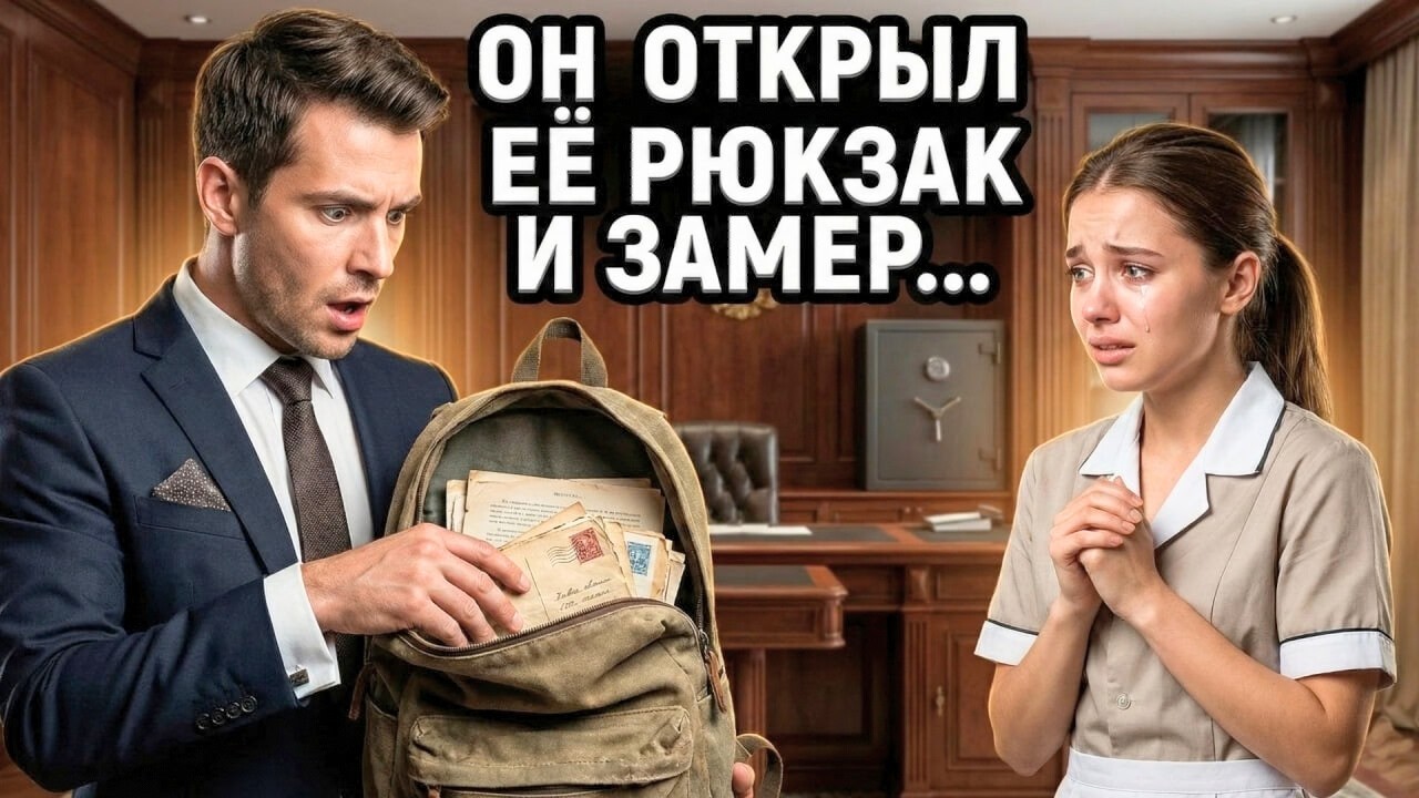 Миллионер унизил сироту… Пока не увидел, ЧТО лежало в её рюкзаке