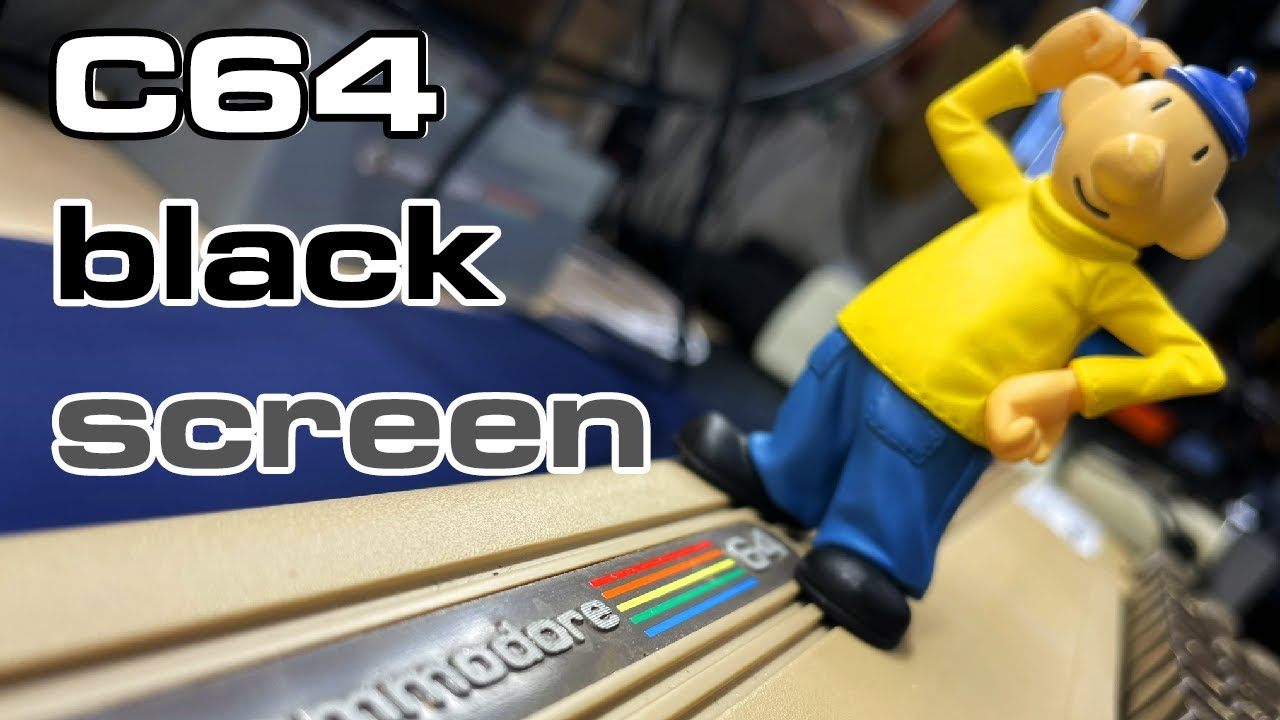 Dead Commodore C64: from black screen to boot