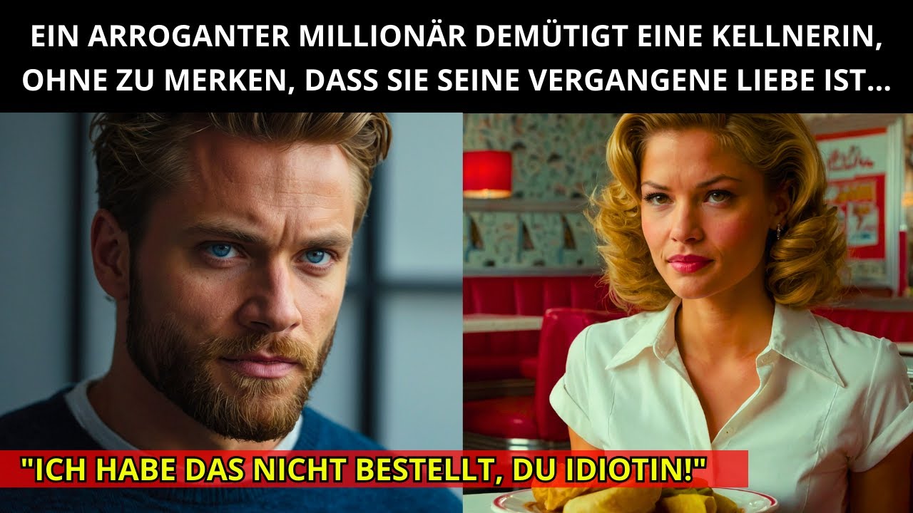 EIN ARROGANTER MILLIONÄR DEMÜTIGT EINE KELLNERIN, OHNE ZU WISSEN, DASS SIE SEINE LIEBE AUS DER...