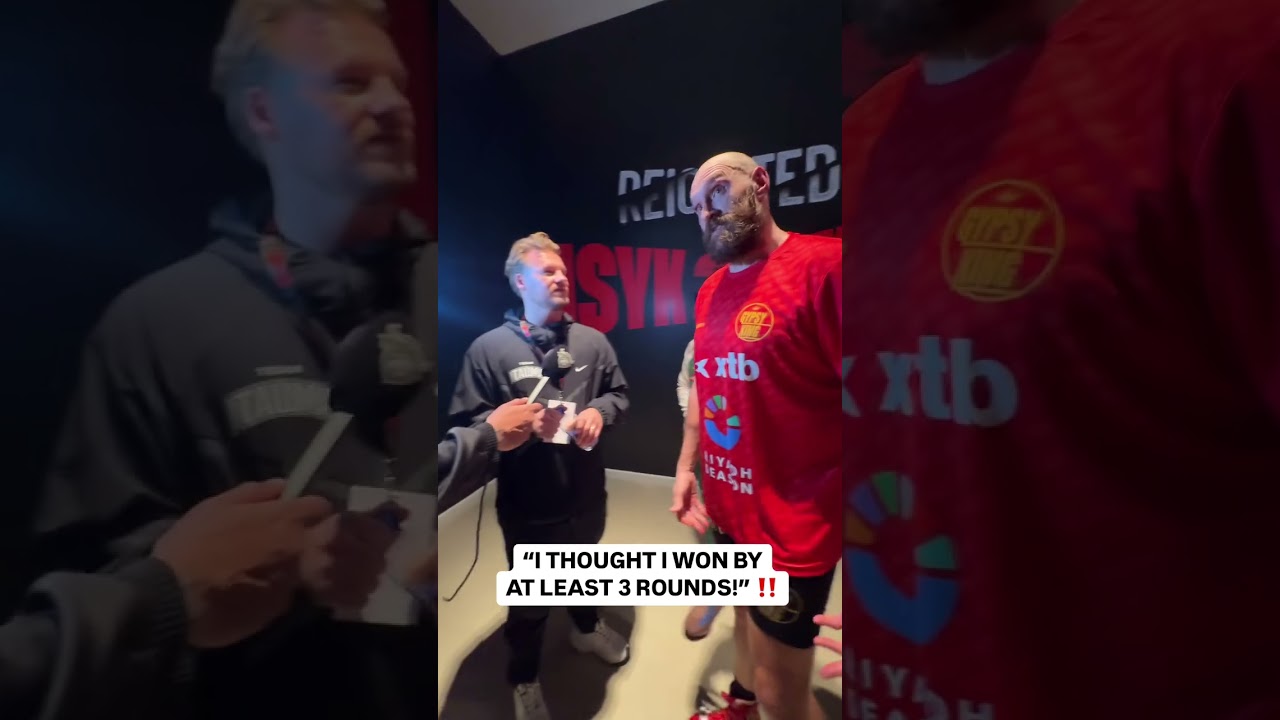 Tyson Fury reacts to his rematch defeat to Oleksandr Usyk 🗣️ 😱