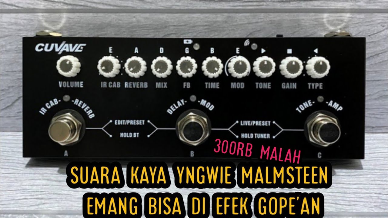 cara setting cuvave cube baby set yngwie malmsteen
