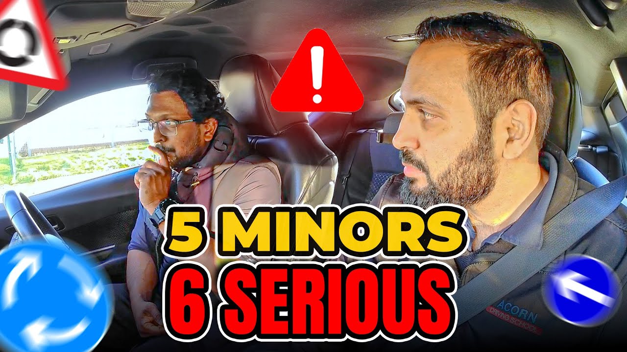 Beginner Driving Mock test | Six Serious & Five Minor Faults | UK Driving Mock driving test