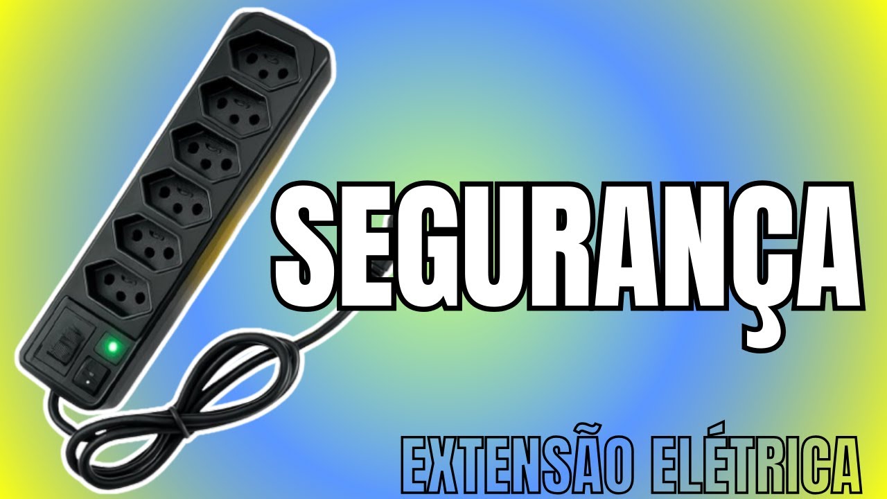 Régua Extensão Elétrica: Filtro de linha bivolt, fusível de proteção e certificação INMETRO#extensão