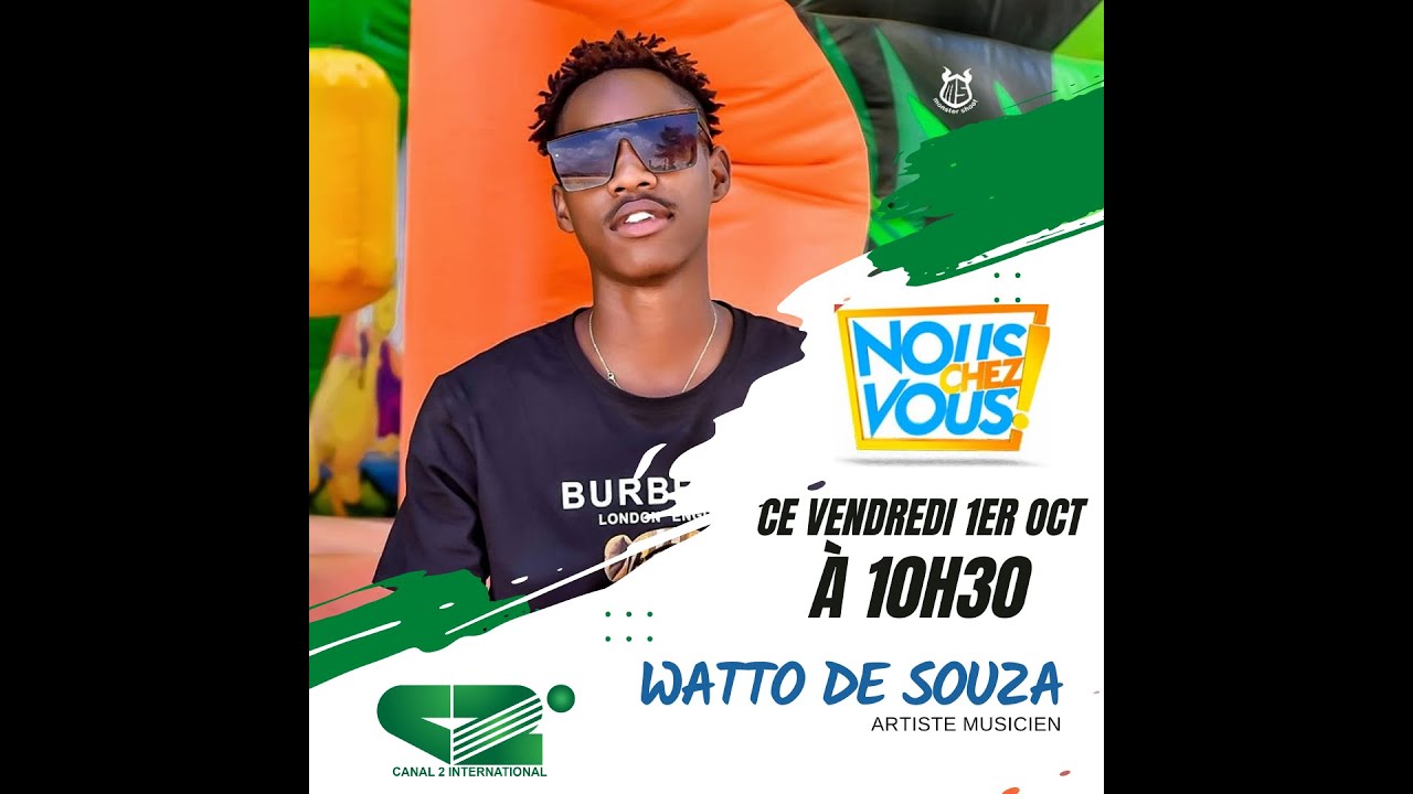Watto de Souza sur Nous Chez Vous (Canal 2 International)