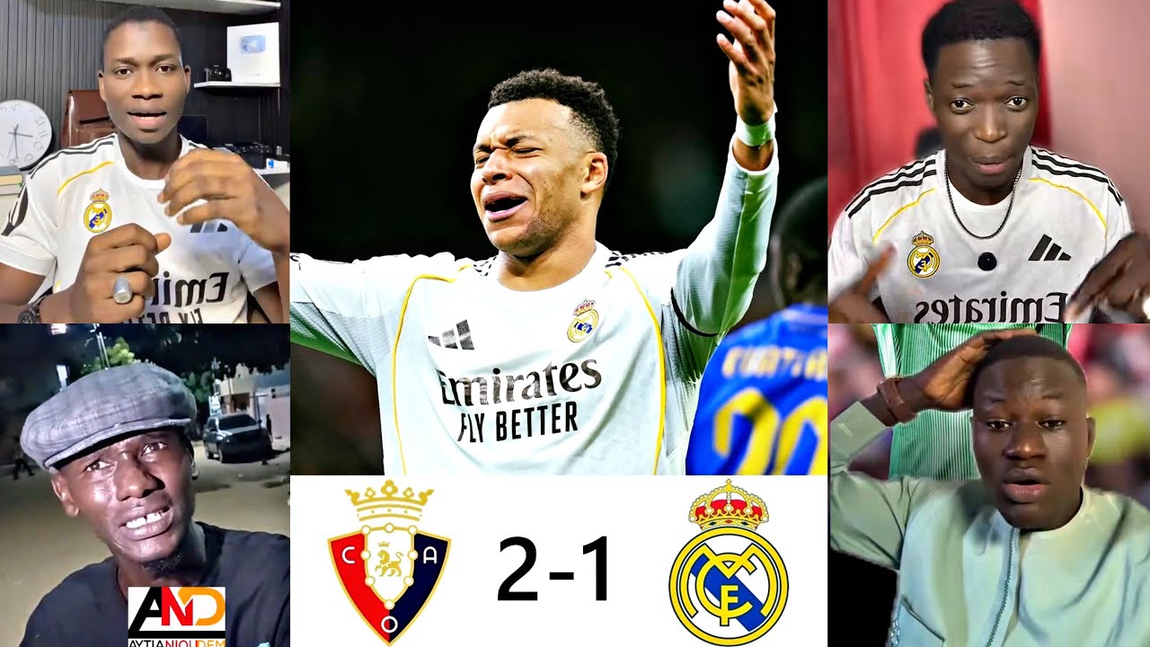 🚨😱LES REACTIONS : Le Real Madrid s'incline 2-1 face à Osasuna 🤯