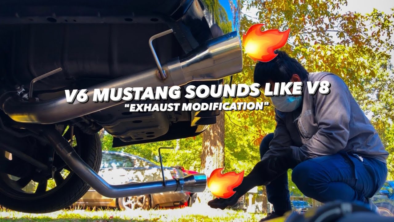 BEST EXHAUST MOD | Mustang | Pypes Dual Mid-Muffler Cat-Back | From Single To Dual Exit Exhaust
