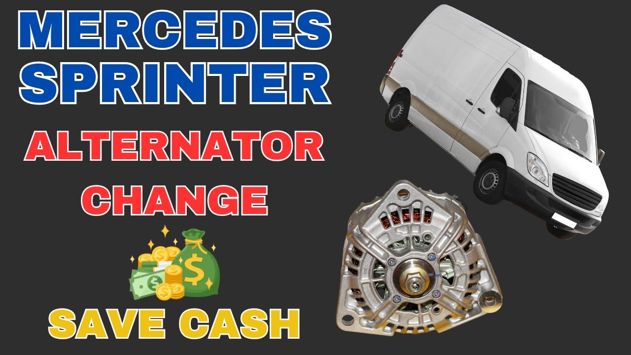 Mercedes Sprinter alternator change