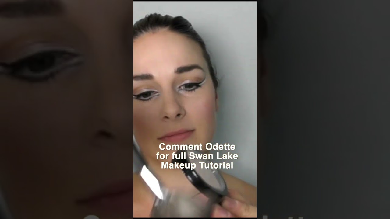 White Swan Makeup Tutorial | Makeup for Ballet Dancers Swan Lake Makeup Look