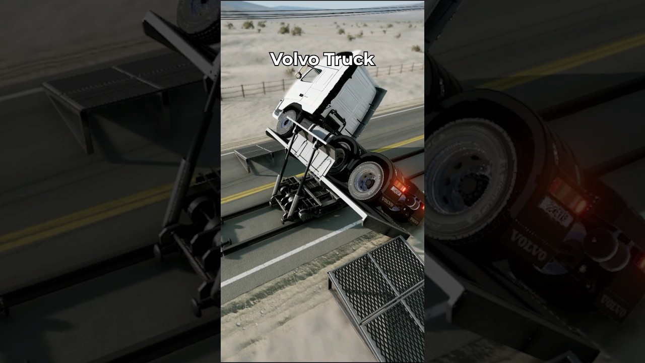 Rollover Test in BeamNG.Drive #beamng #beamngdrive #rollover #test #audi #gmc #volvo