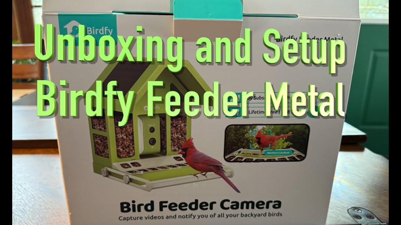 Birdfy Metal Feeder Unboxing & Setup