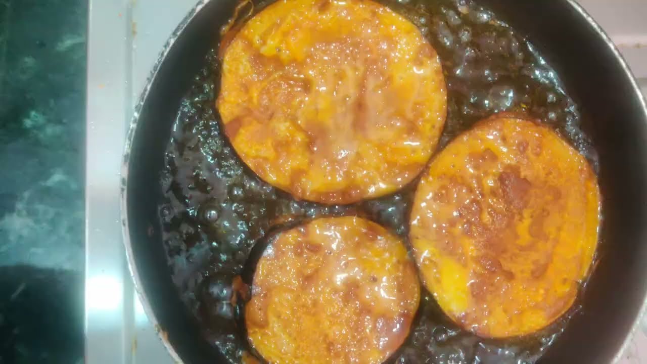#cooking # baigan#bhaja 